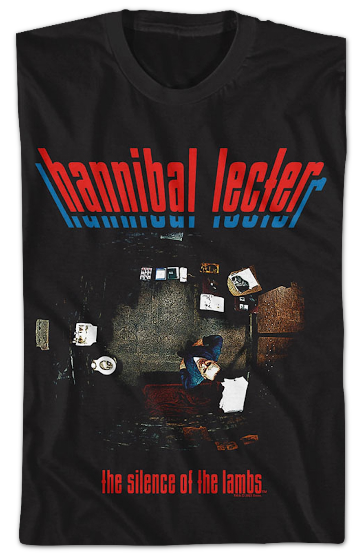 Hannibal Lecter Overhead View Silence of the Lambs T-Shirt