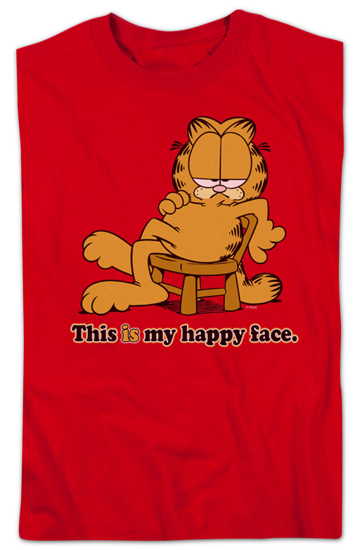 Happy Face Garfield T-Shirt