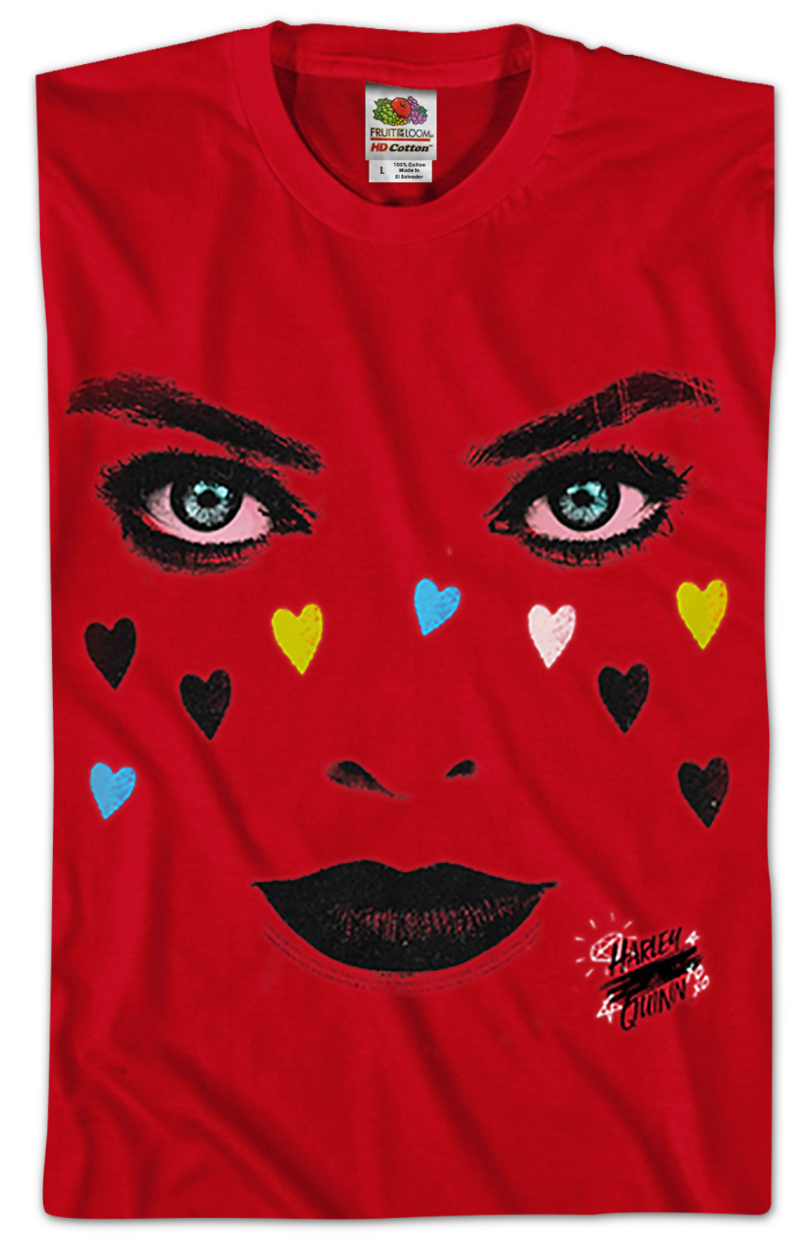 Harley Quinn Face Birds Of Prey T-Shirt