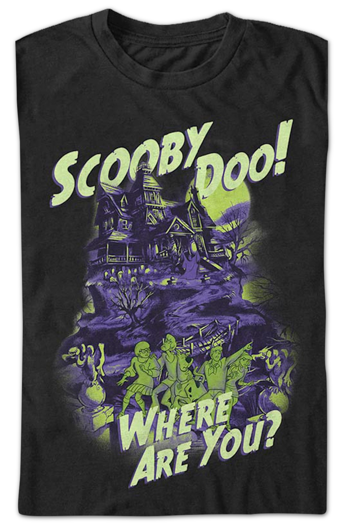 Haunted House Scooby-Doo Where Are You T-Shirt