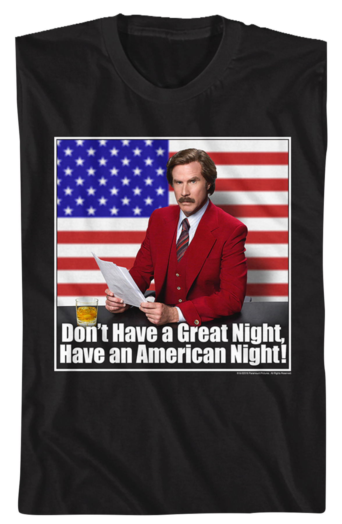 Have an American Night Anchorman T-Shirt