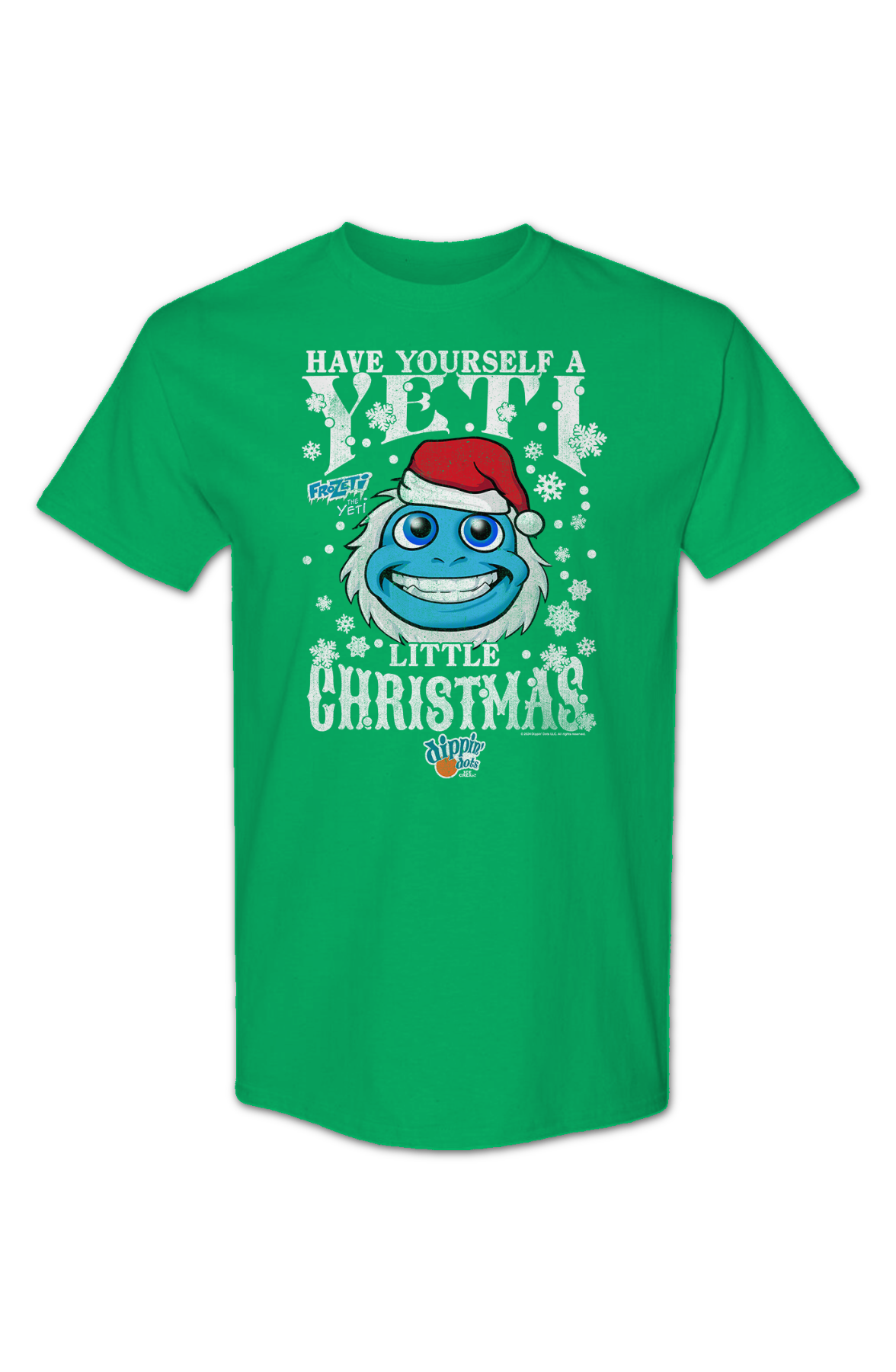 Have Yourself A Yeti Little Christmas Dippin' Dots T-Shirt