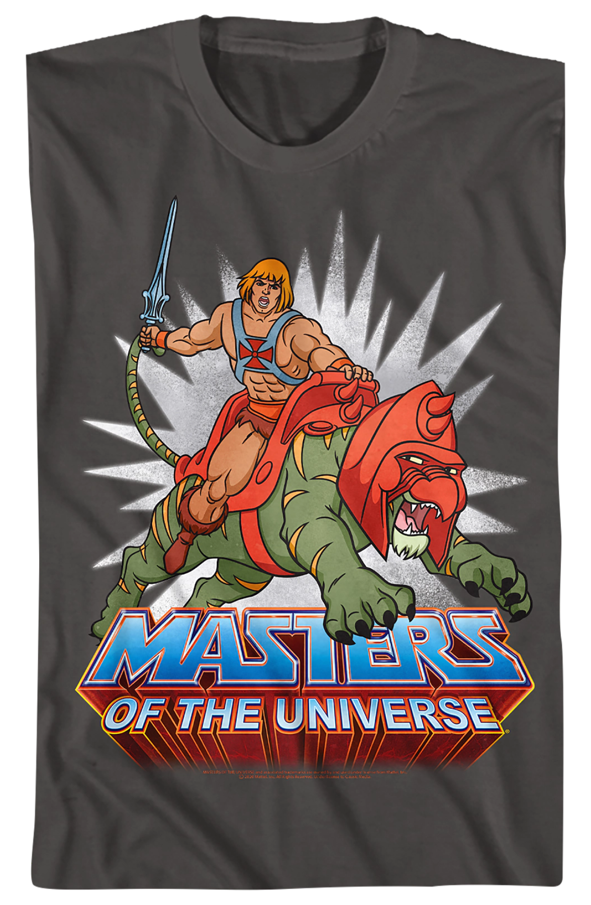 He-Man Rides Into Battle Masters of the Universe T-Shirt