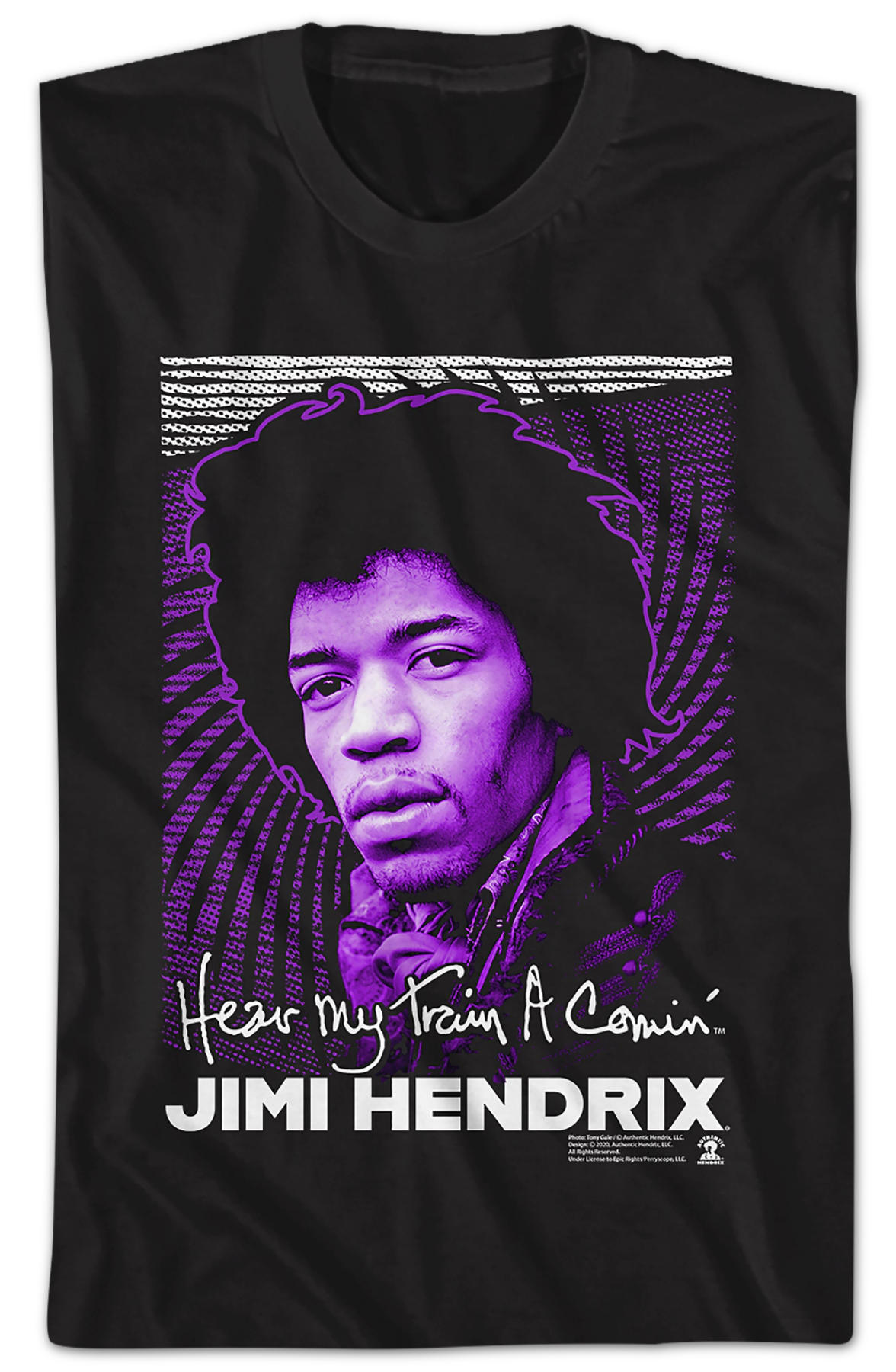 Hear My Train A Comin' Jimi Hendrix T-Shirt