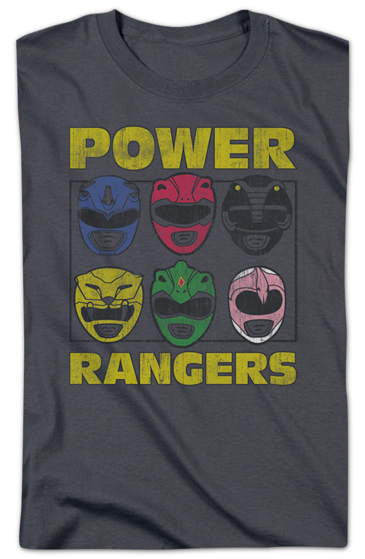 Helmets Mighty Morphin Power Rangers T-Shirt