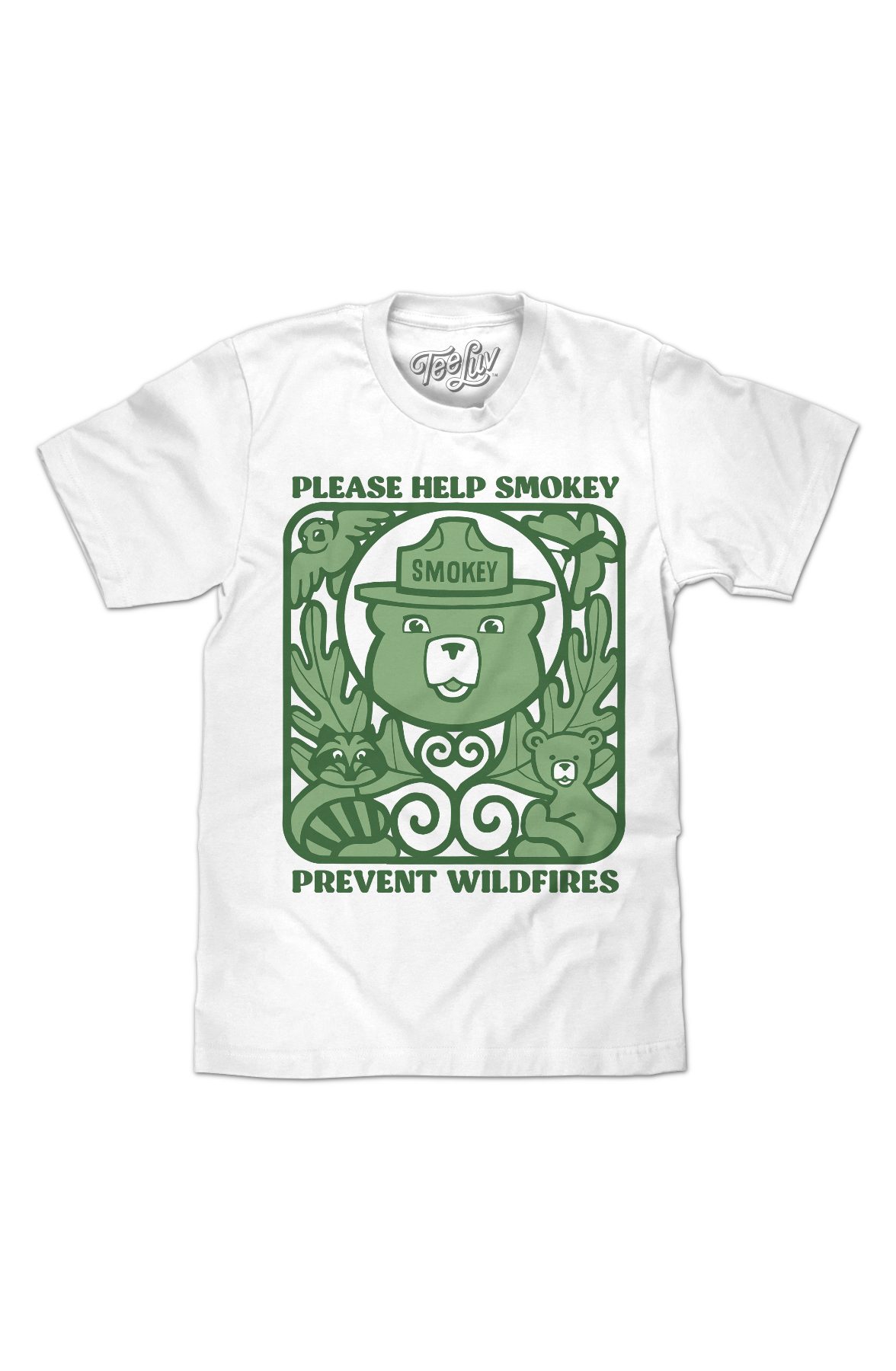 Help Prevent Wildfires Smokey Bear T-Shirt