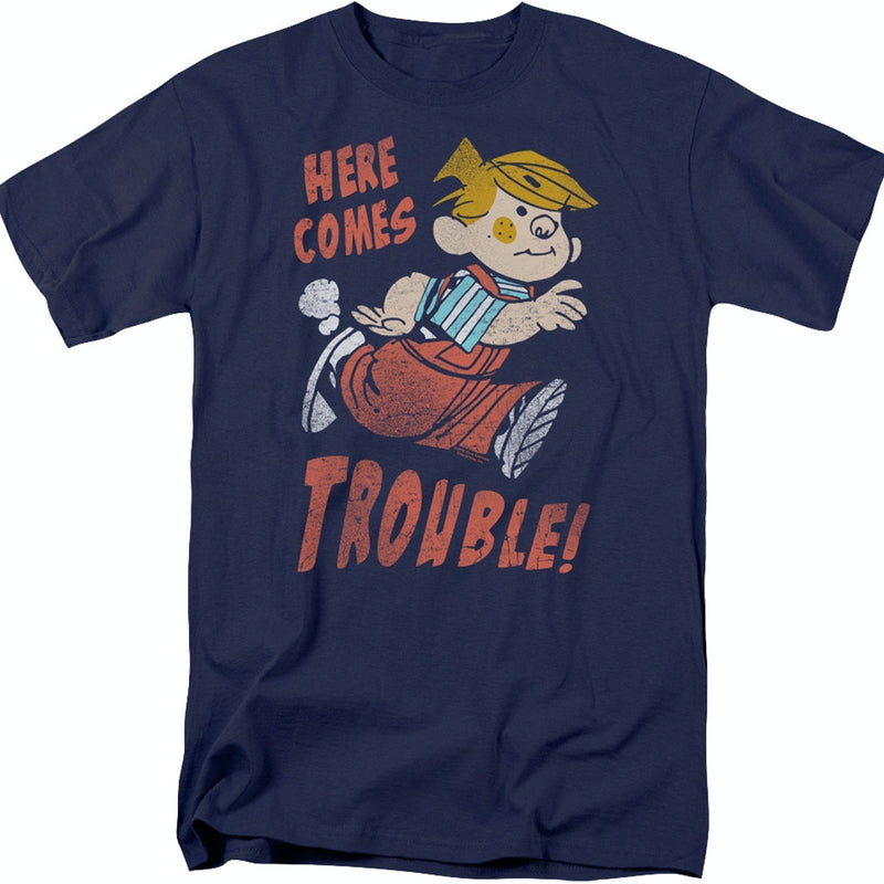 Here Comes Trouble Dennis the Menace T-Shirt