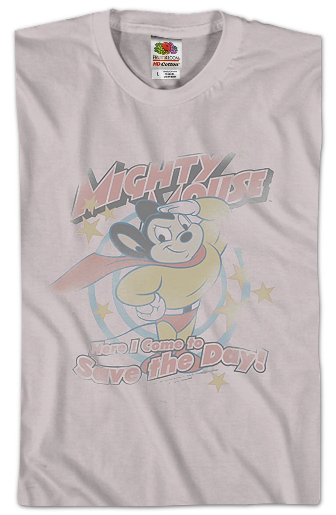 Here I Come to Save the Day Mighty Mouse T-Shirt