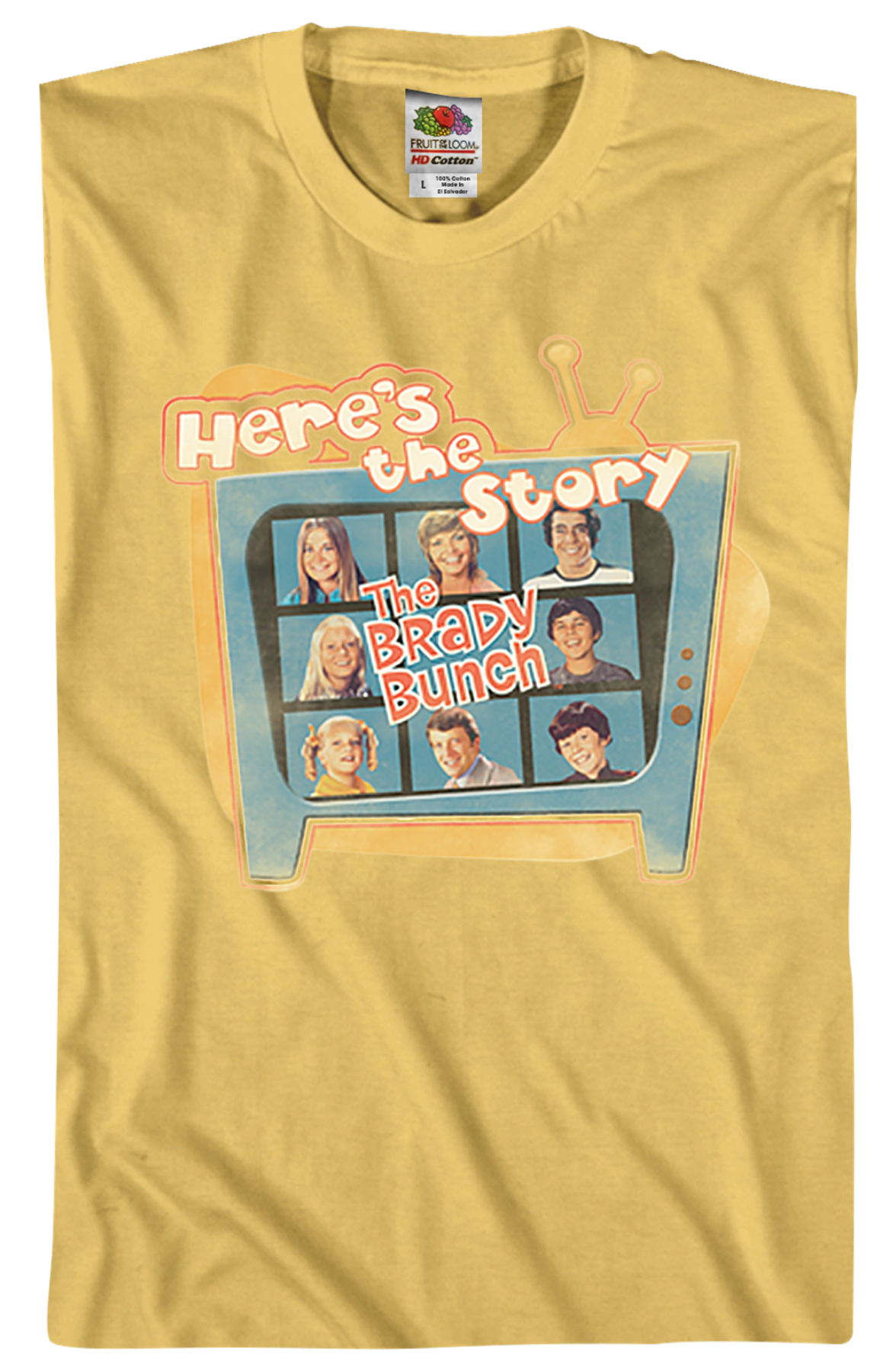 Here's The Story Brady Bunch T-Shirt