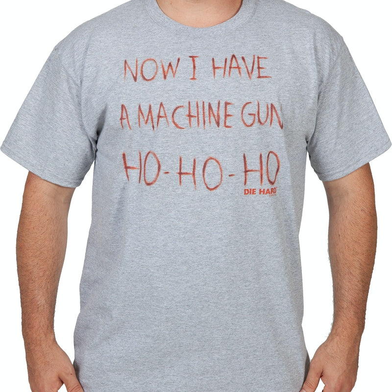 Ho Ho Ho Machine Gun Die Hard Shirt