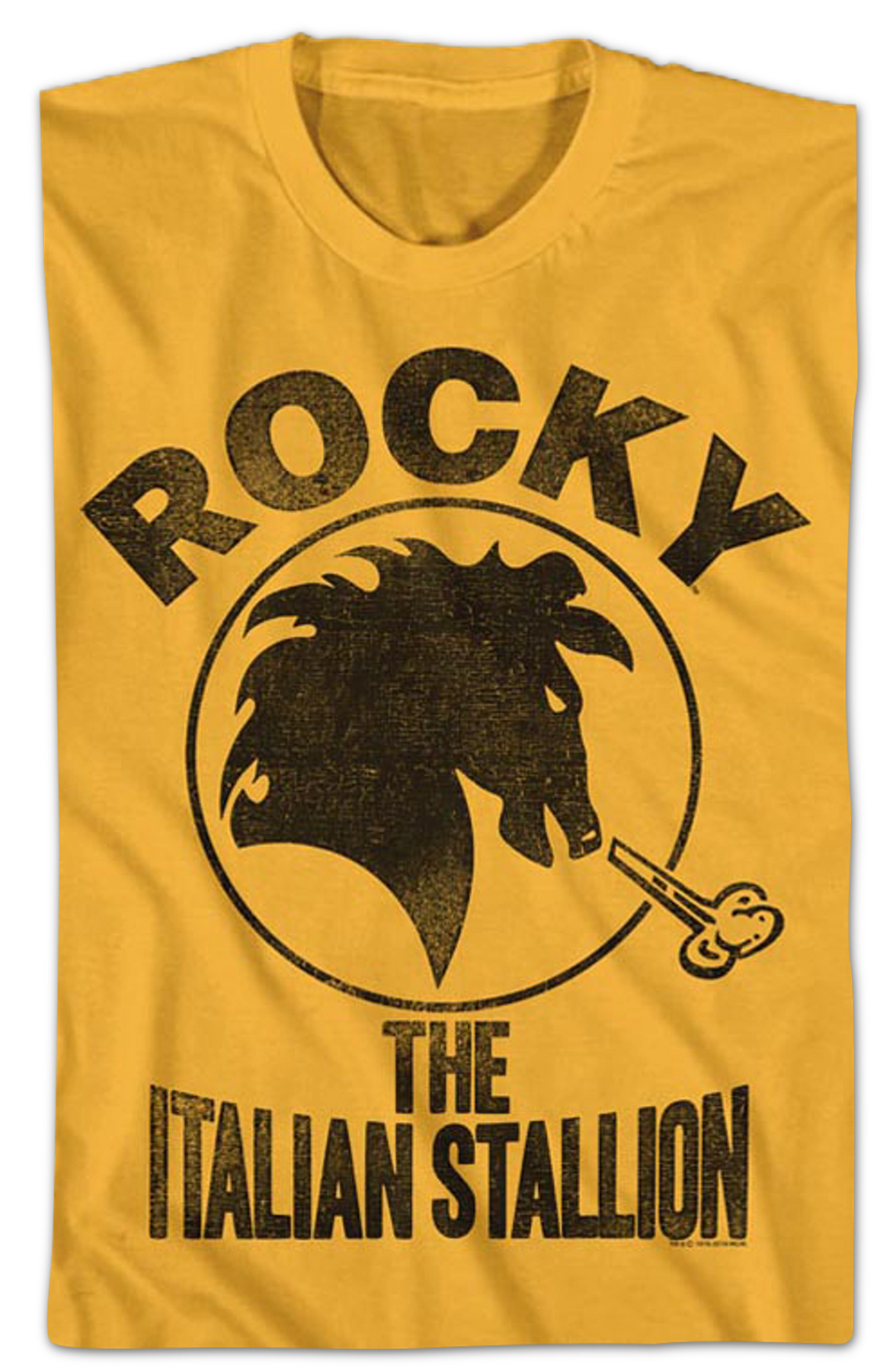 Distressed Italian Stallion Logo Rocky T-Shirt