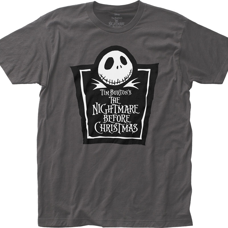 Jack Skellington Logo Nightmare Before Christmas T-Shirt