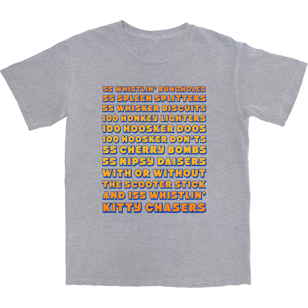 Fireworks List T Shirt