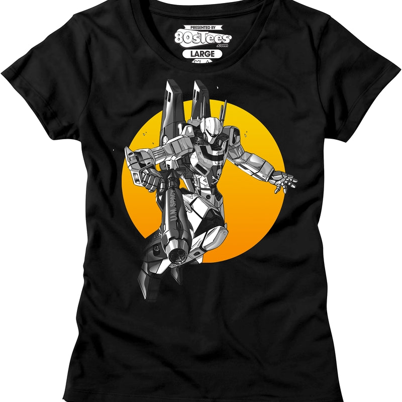 Junior Black Sunset Wars Robotech Shirt