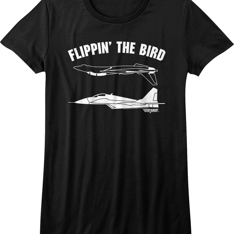 Junior Flippin' The Bird Top Gun Shirt