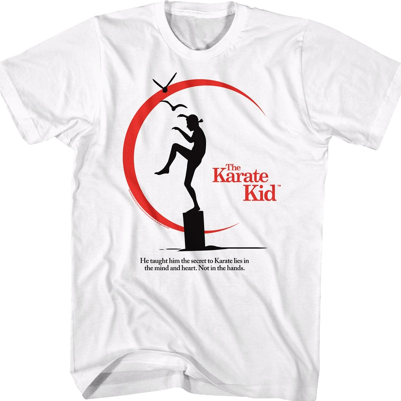 Karate Kid Crane Kick Silhouette T-Shirt