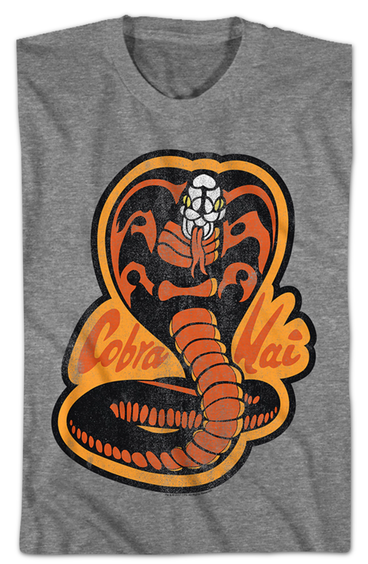 Karate Kid Distressed Cobra Kai Logo T-Shirt