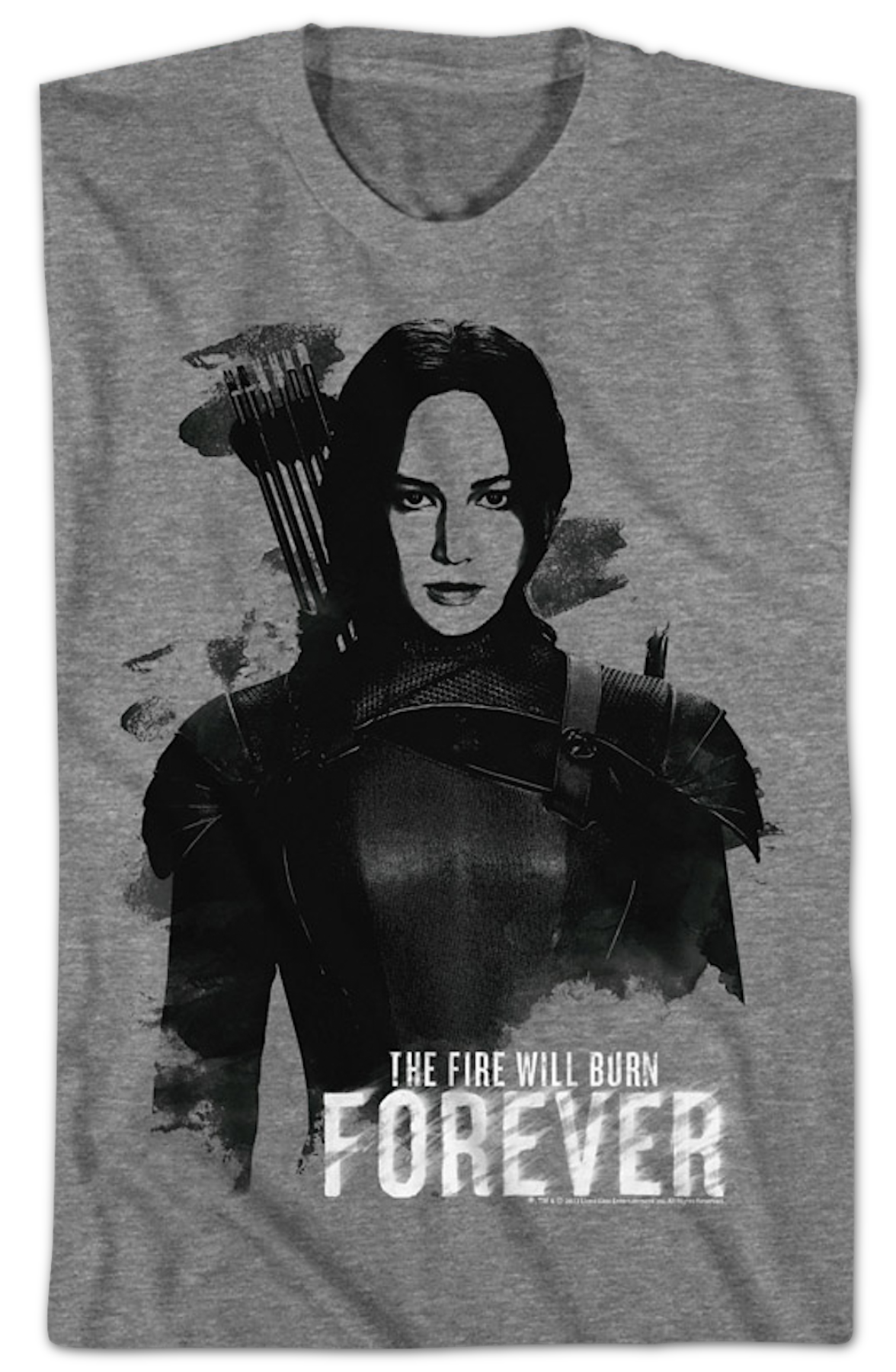 Katniss The Fire Will Burn Forever Hunger Games T-Shirt