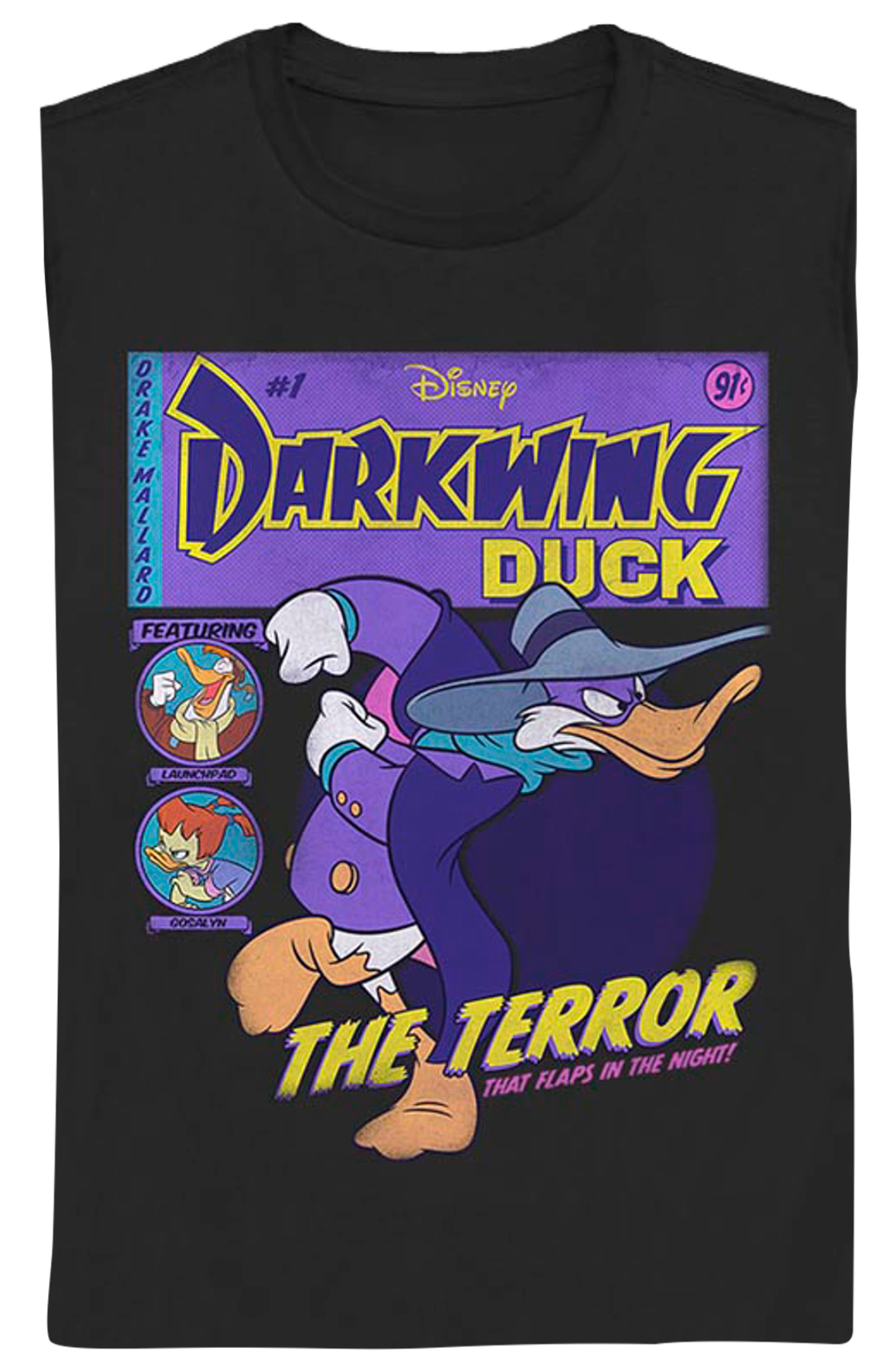Womens Comic Book Cover Darkwing Duck Shirt