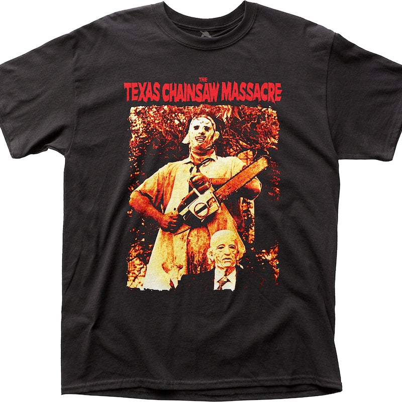 Leatherface and Grandpa Texas Chainsaw Massacre T-Shirt