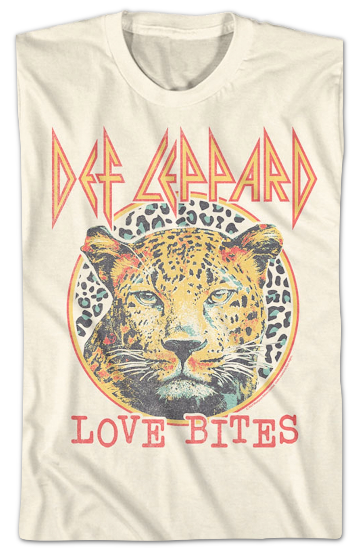 Leopard Print Love Bites Def Leppard T-Shirt
