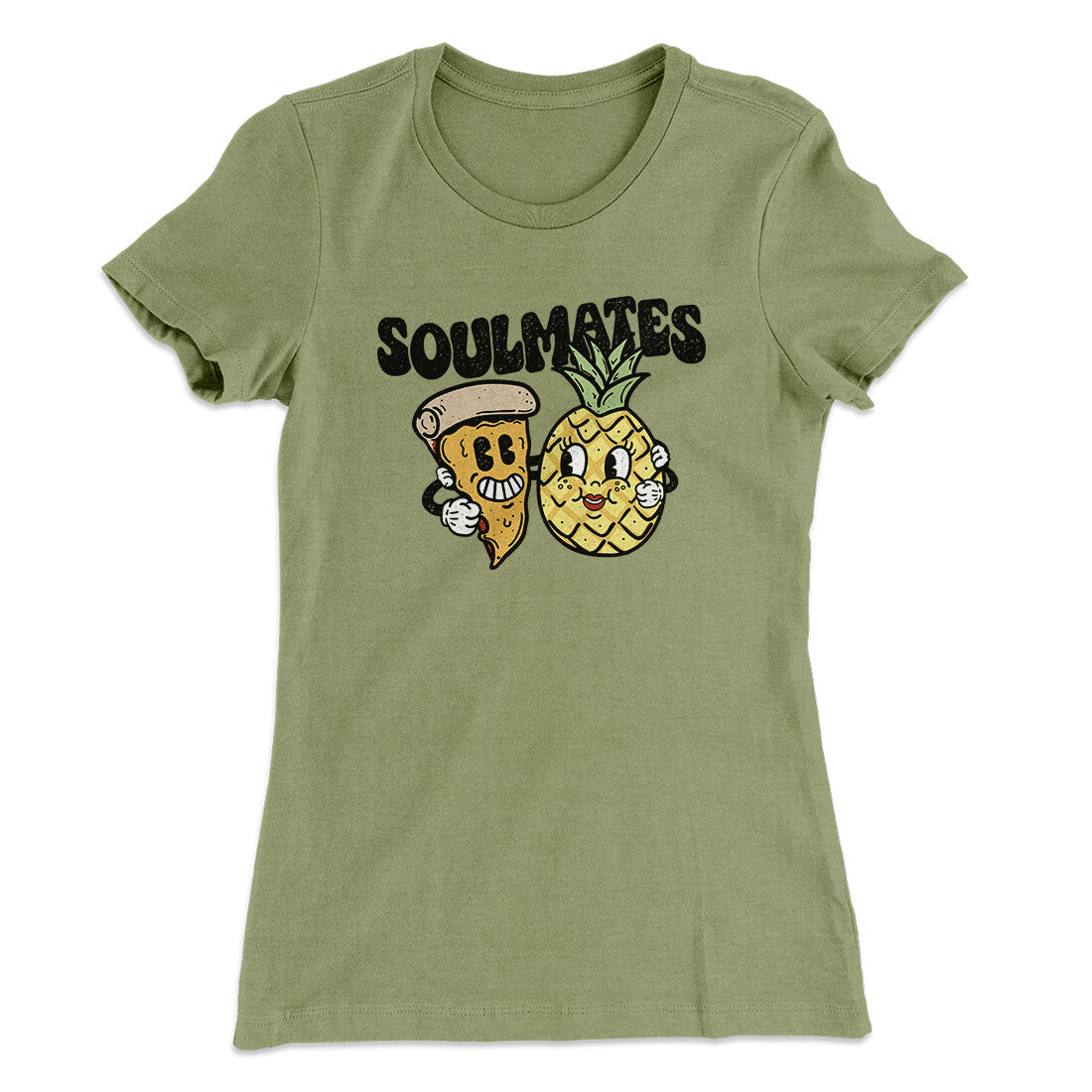 Soulmates Pineapple & Pizza Women's T-Shirt