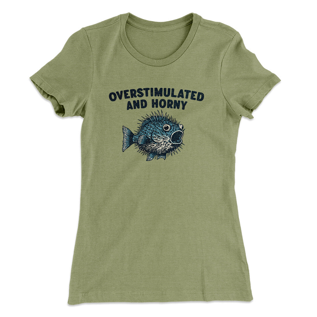 Overstimulated And Horny Women's T-Shirt