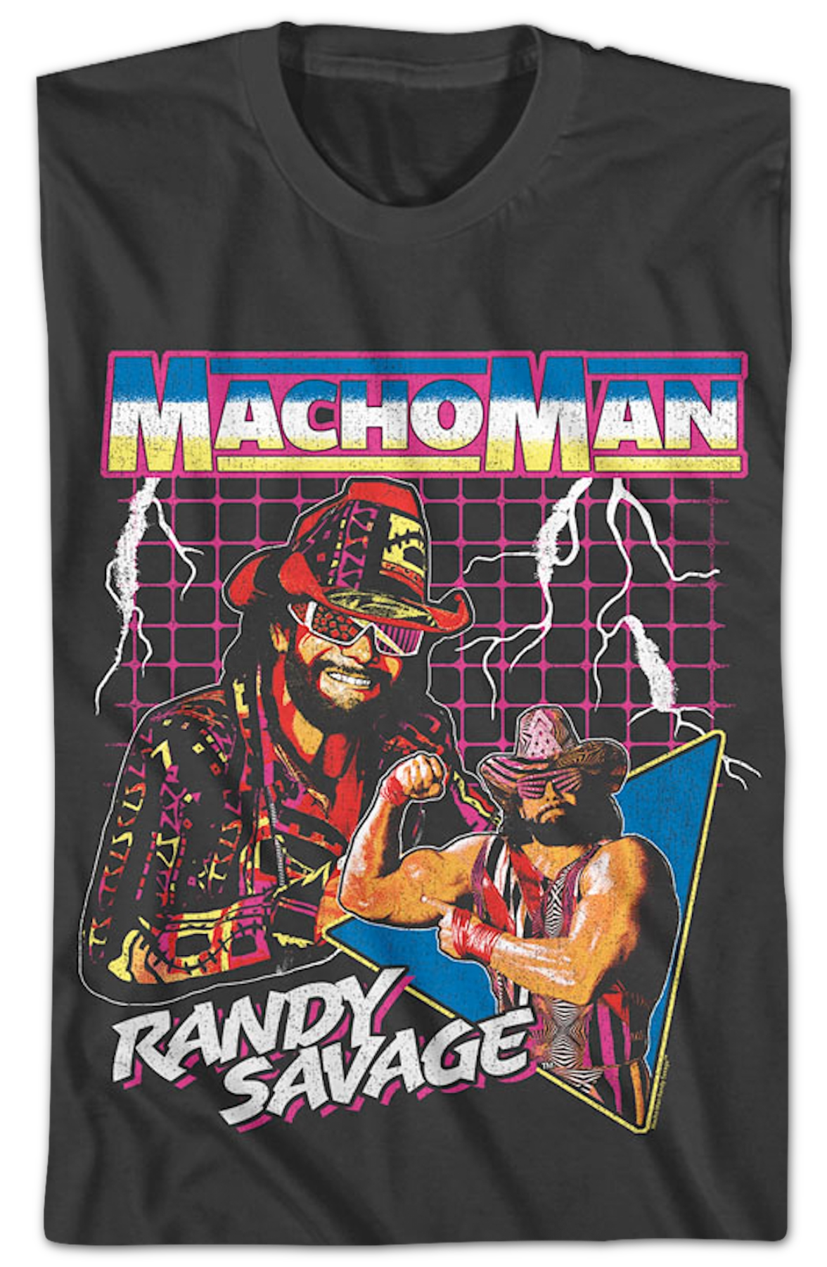Lightning Collage Macho Man Randy Savage T-Shirt
