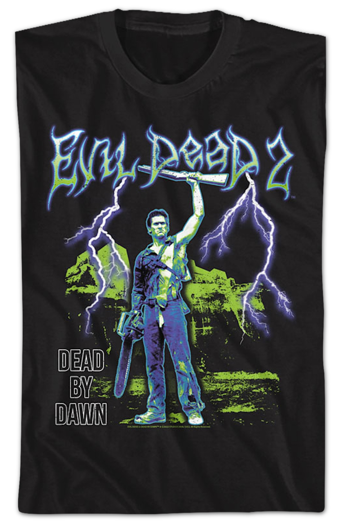 Lightning Storm Evil Dead 2 T-Shirt