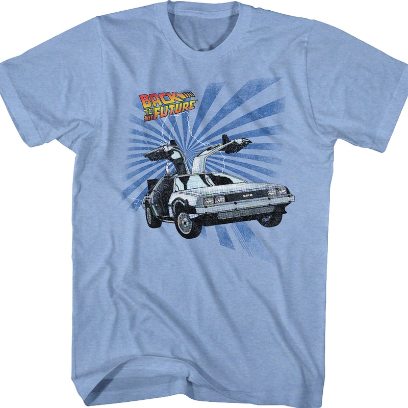 Lightning Strikes DeLorean Back To The Future T-Shirt