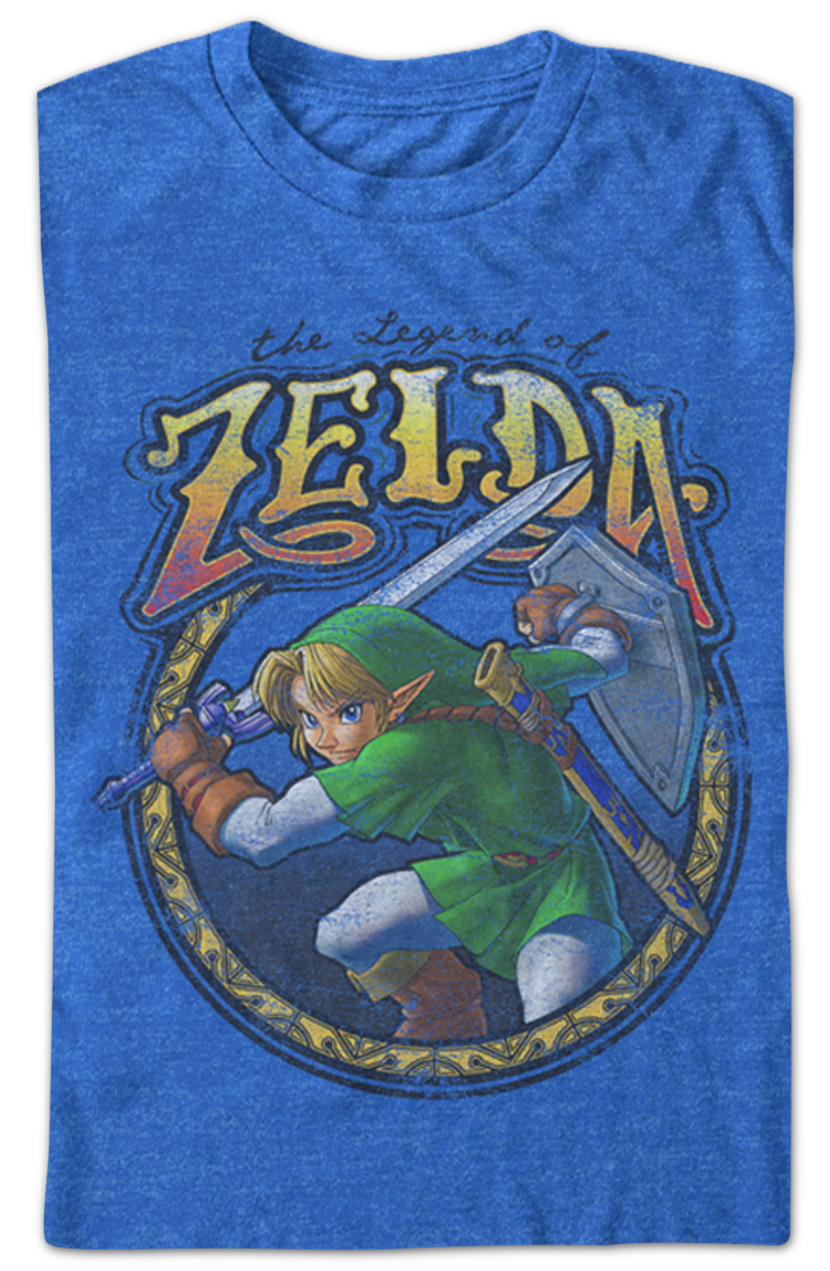Link Action Pose Legend of Zelda T-Shirt