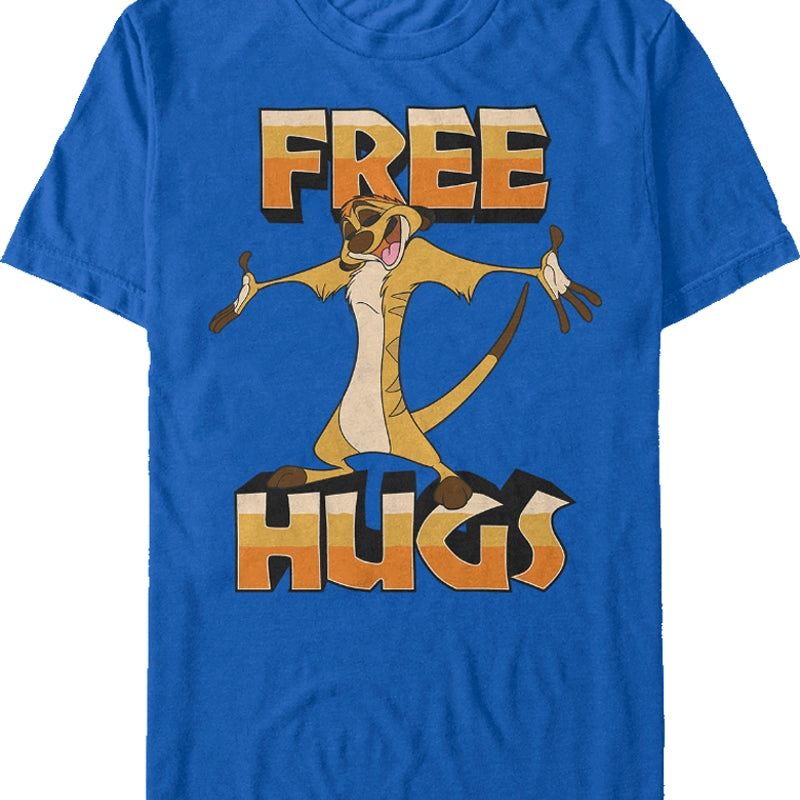 Lion King Timon Free Hugs T-Shirt