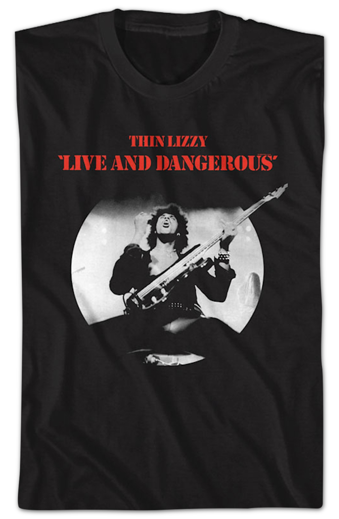 Live And Dangerous Thin Lizzy T-Shirt Style001