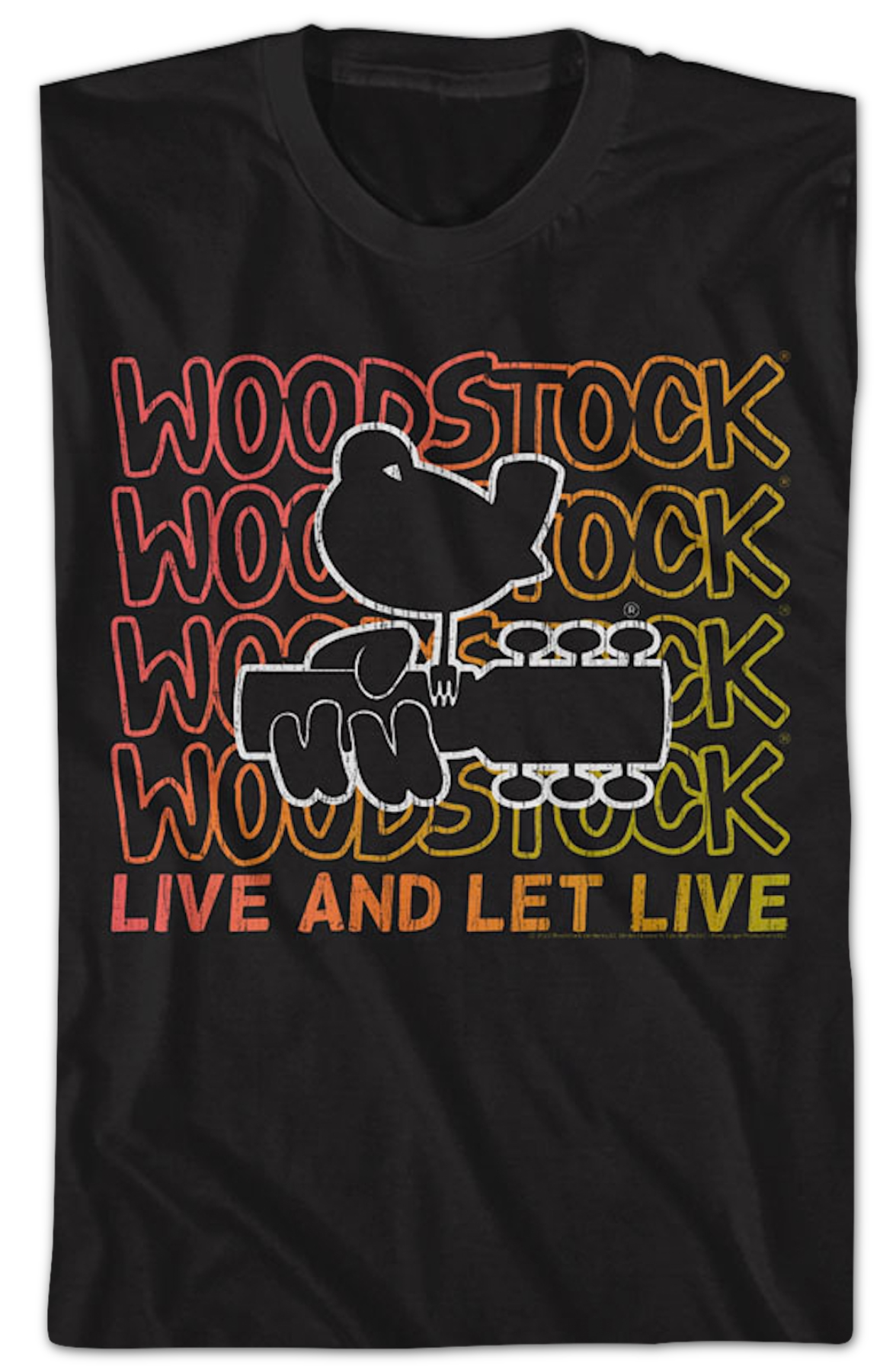 Live And Let Live Woodstock T-Shirt