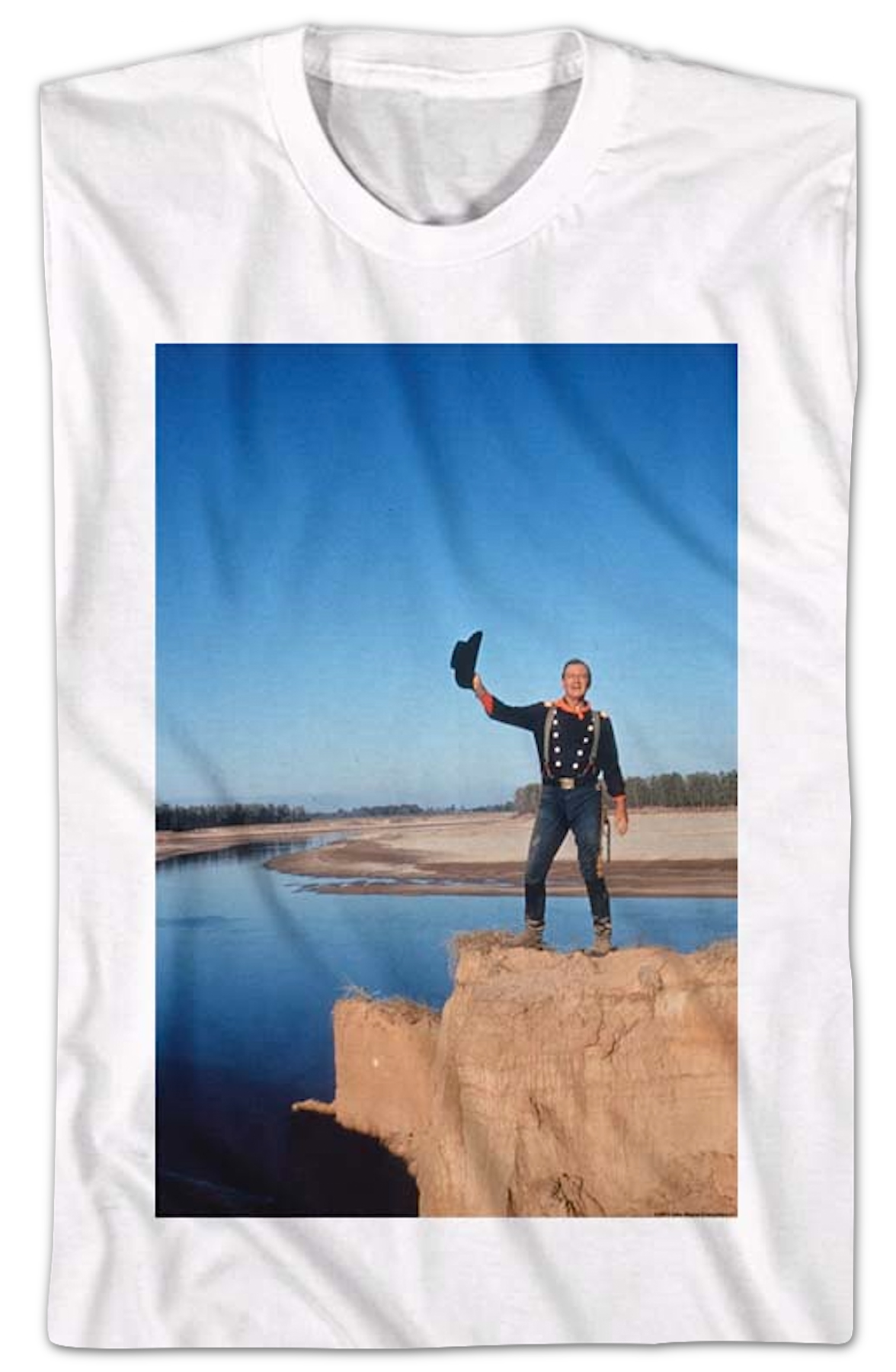 Living On The Edge John Wayne T-Shirt