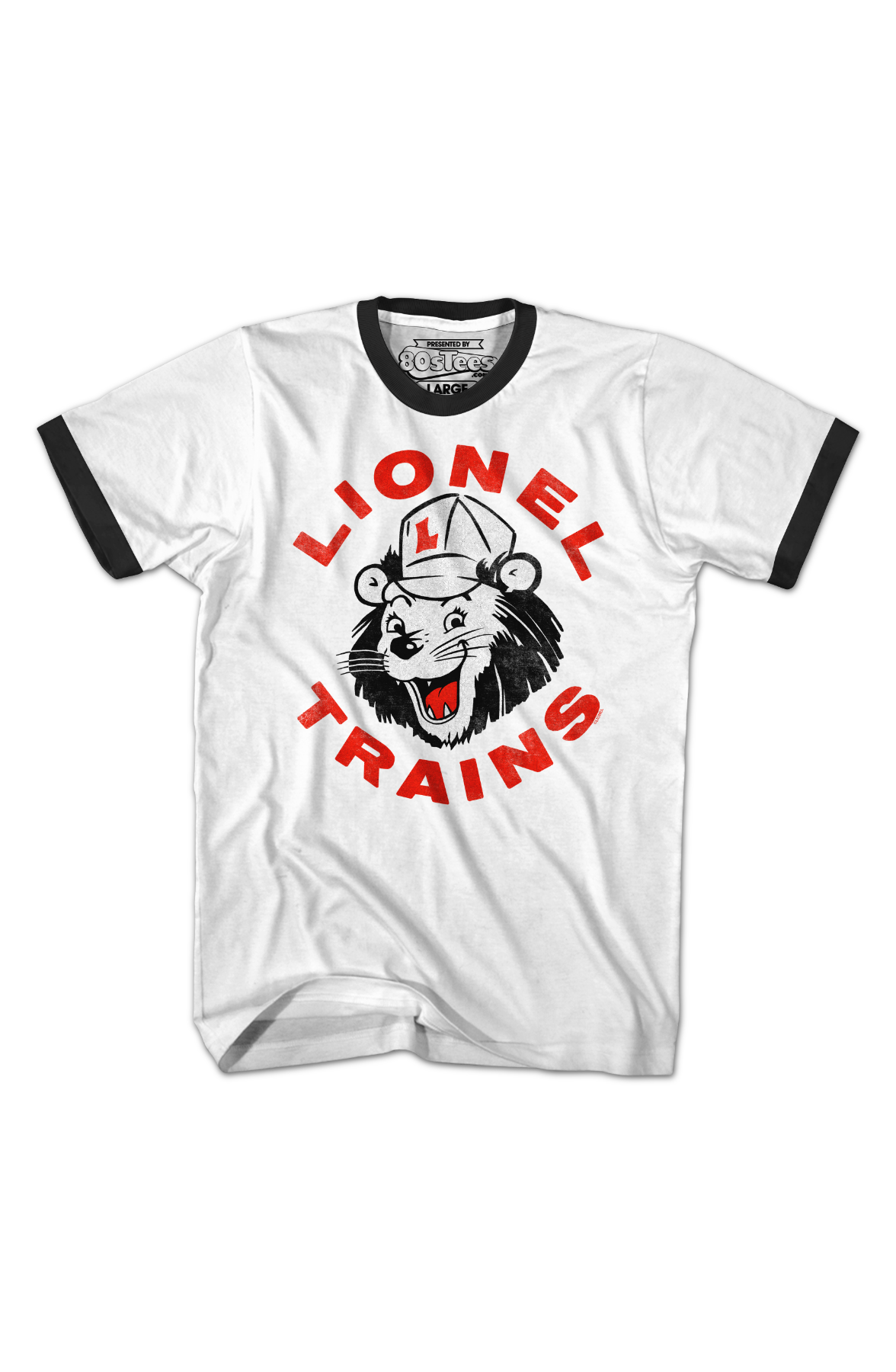 Lenny The Lion Lionel Trains Ringer Shirt