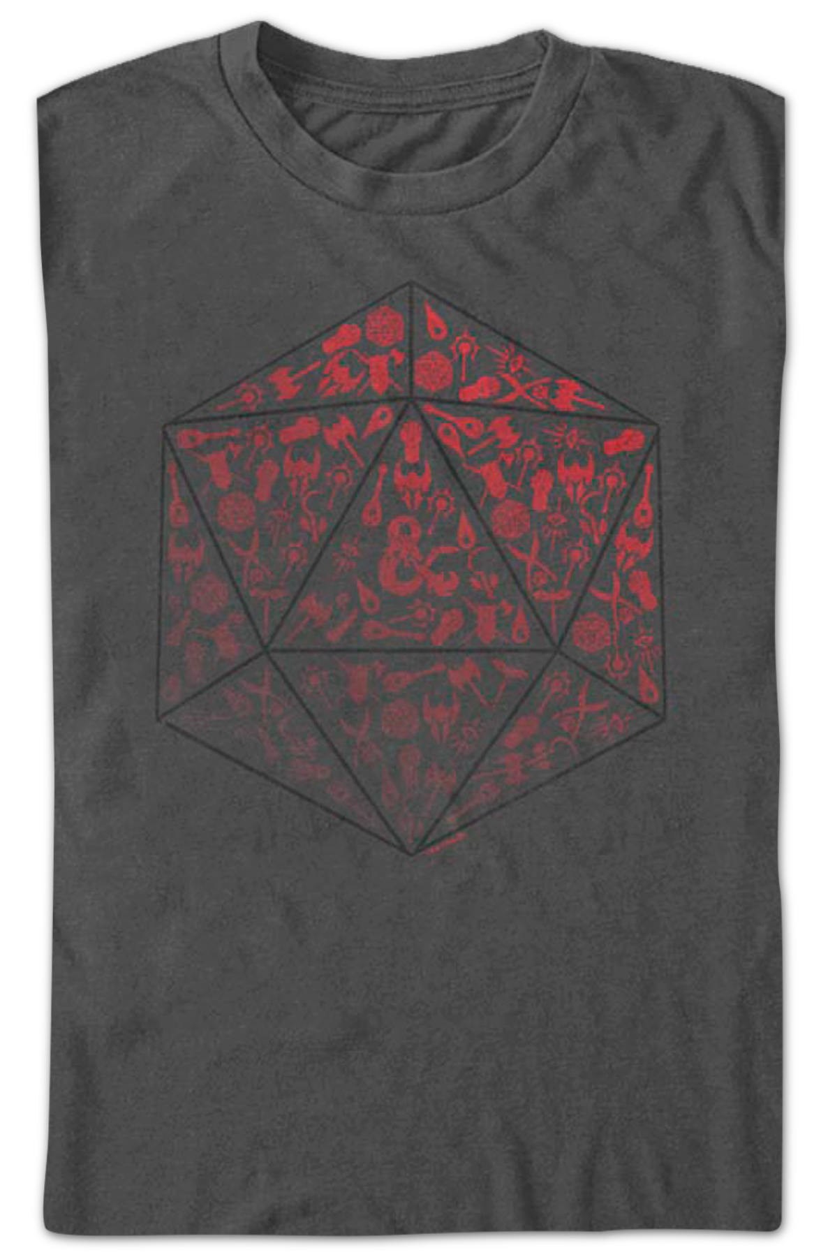 Logos In Rolling Die Dungeons & Dragons T-Shirt