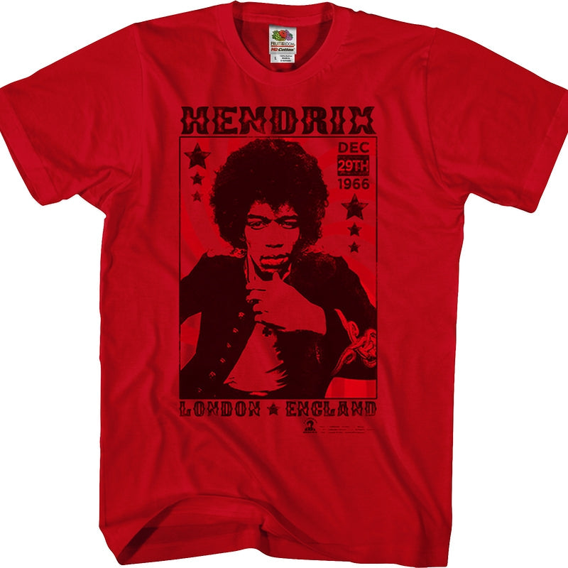 London 1966 Jimi Hendrix T-Shirt