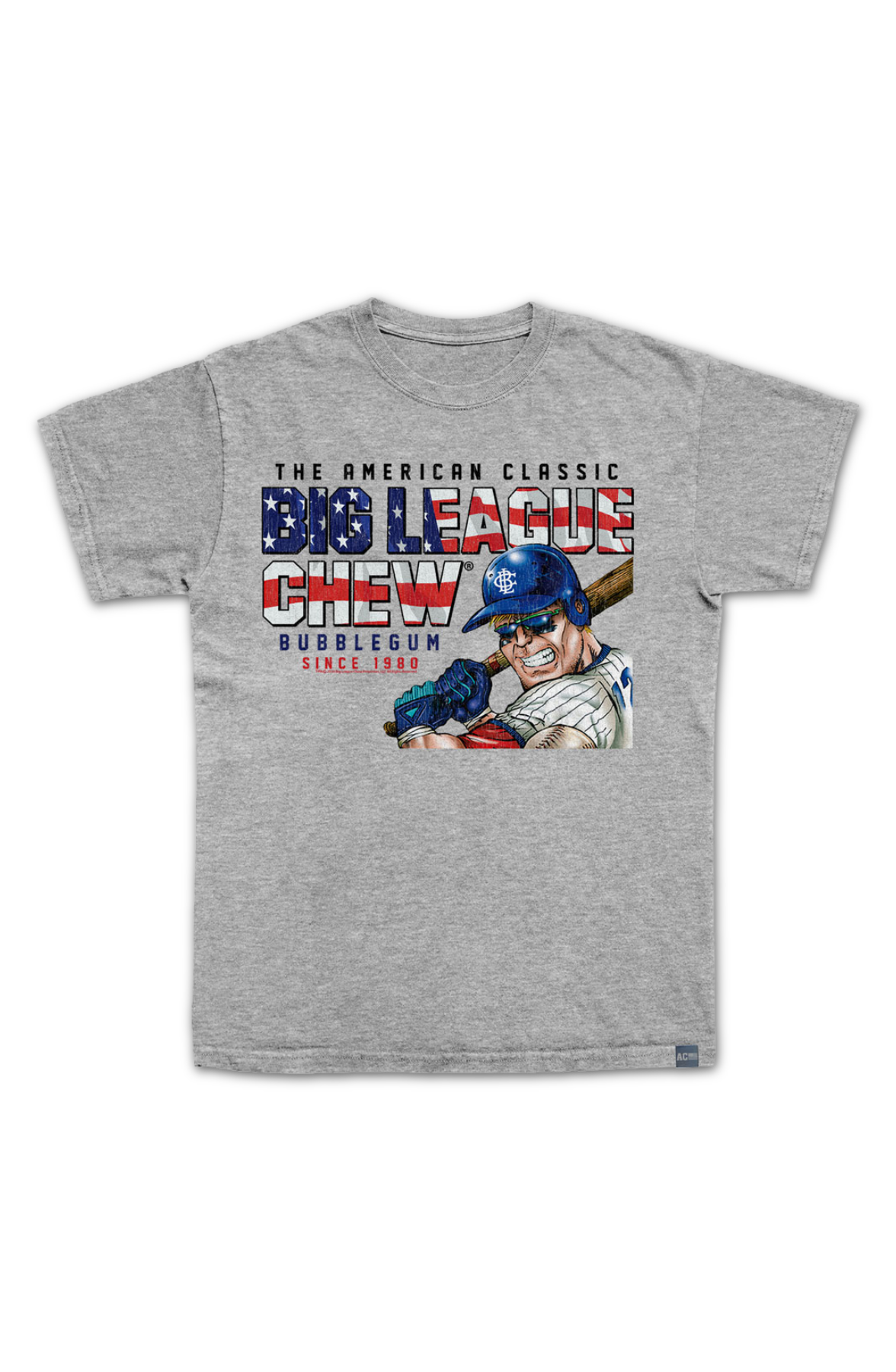 Made In USA Big League Chew America Text T-Shirt