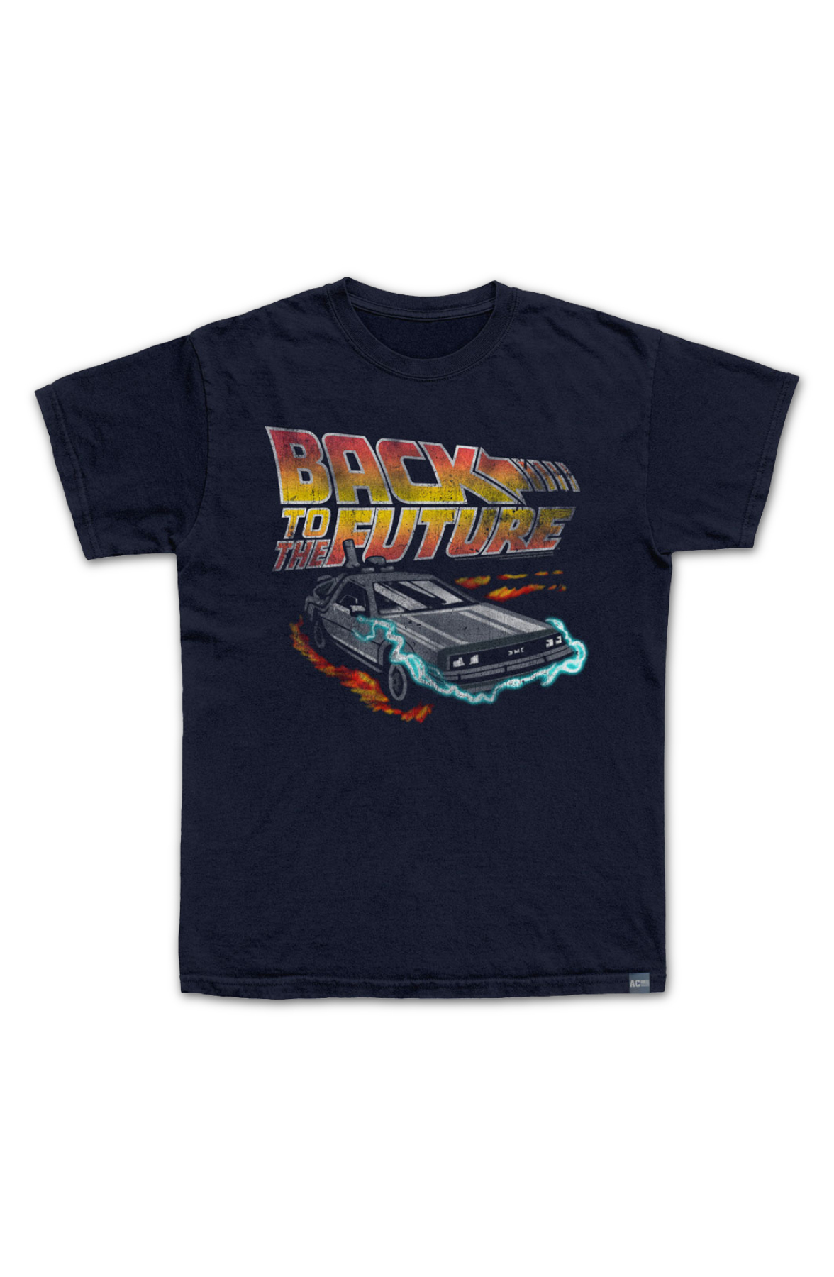 Made In USA Lightning DeLorean Back To The Future T-Shirt