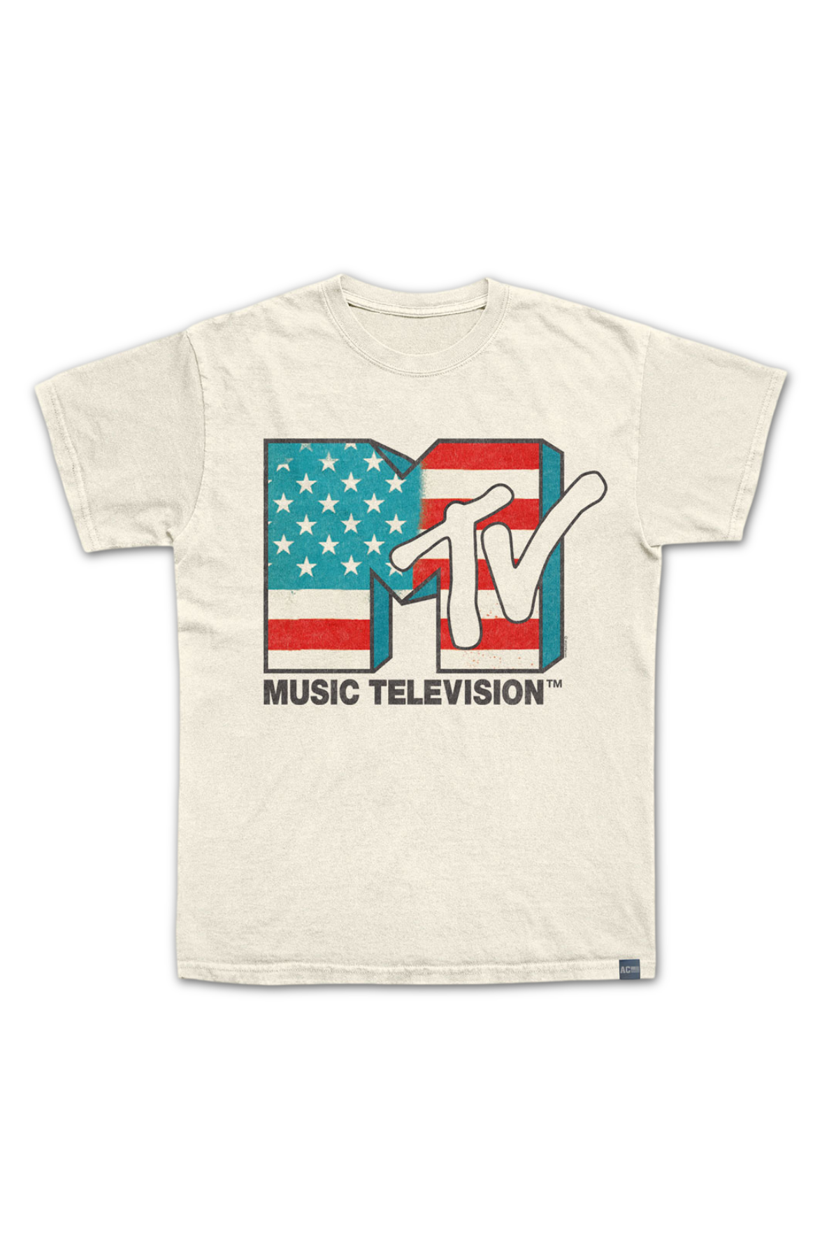 Made In USA MTV American Flag T-Shirt