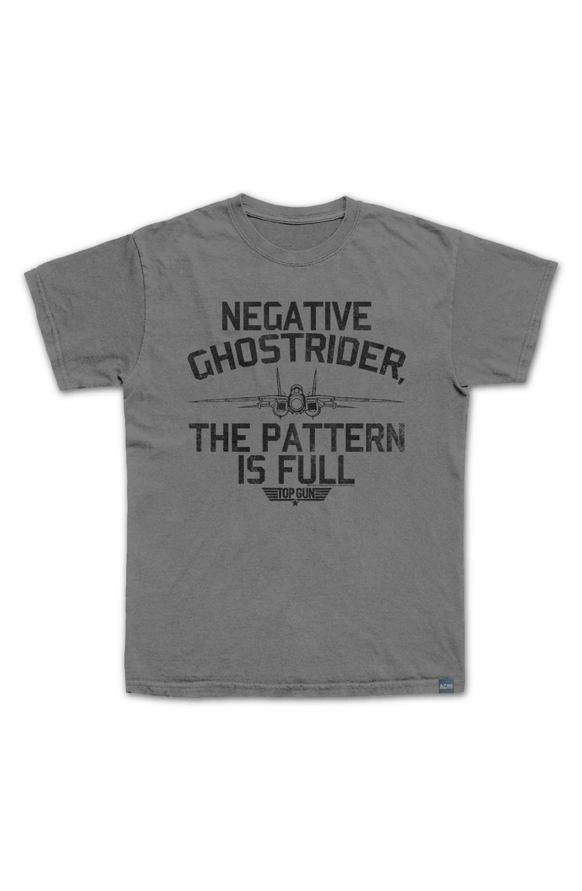 Made In USA Negative Ghostrider Top Gun T-Shirt