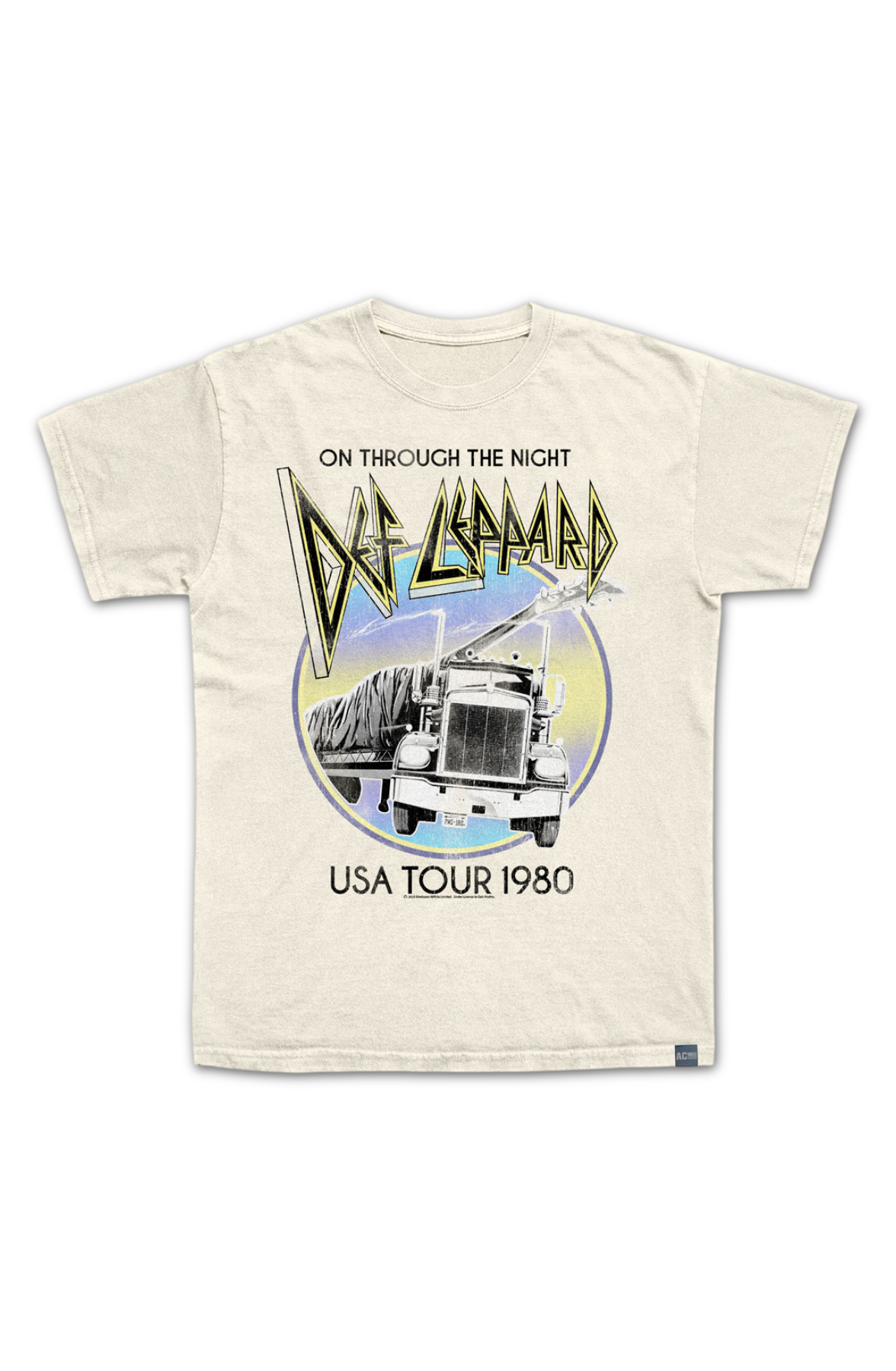 Made In USA On Through The Night 1980 Def Leppard T-Shirt