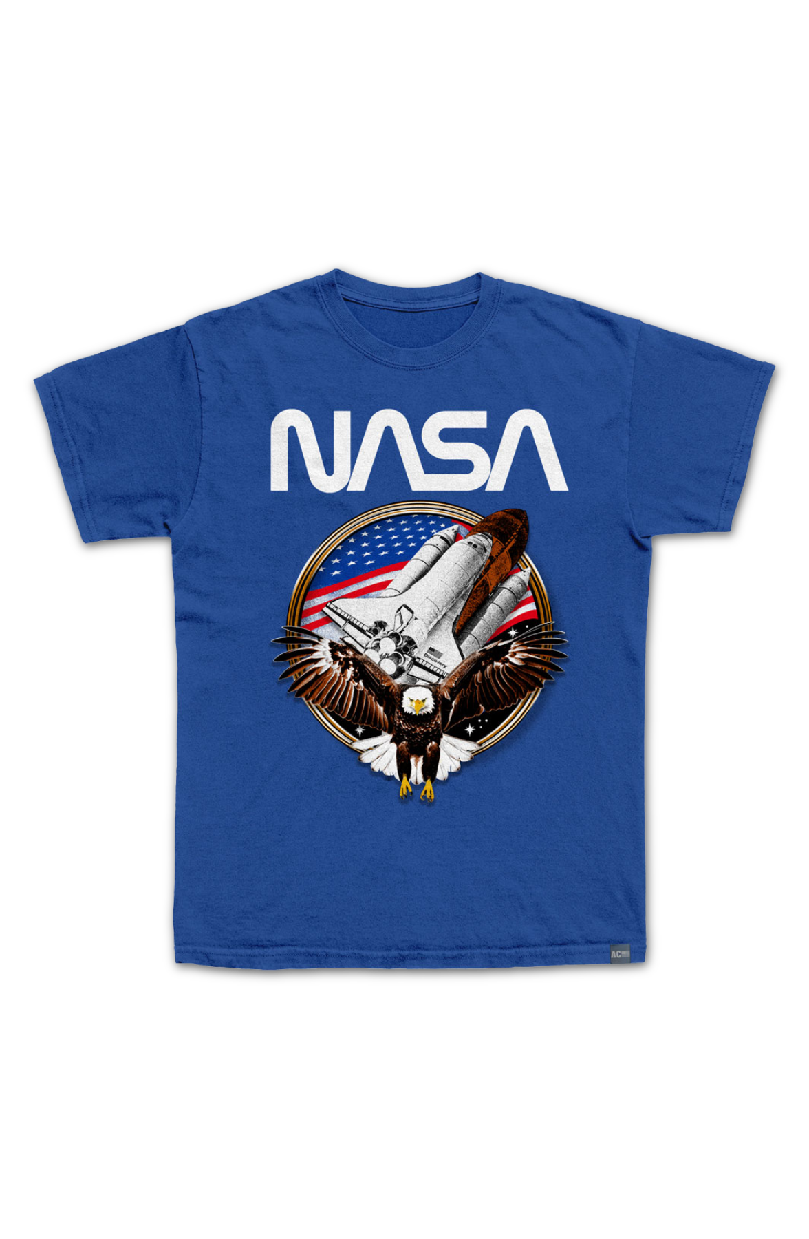 Made In USA Stars Stripes & Shuttle NASA T-Shirt