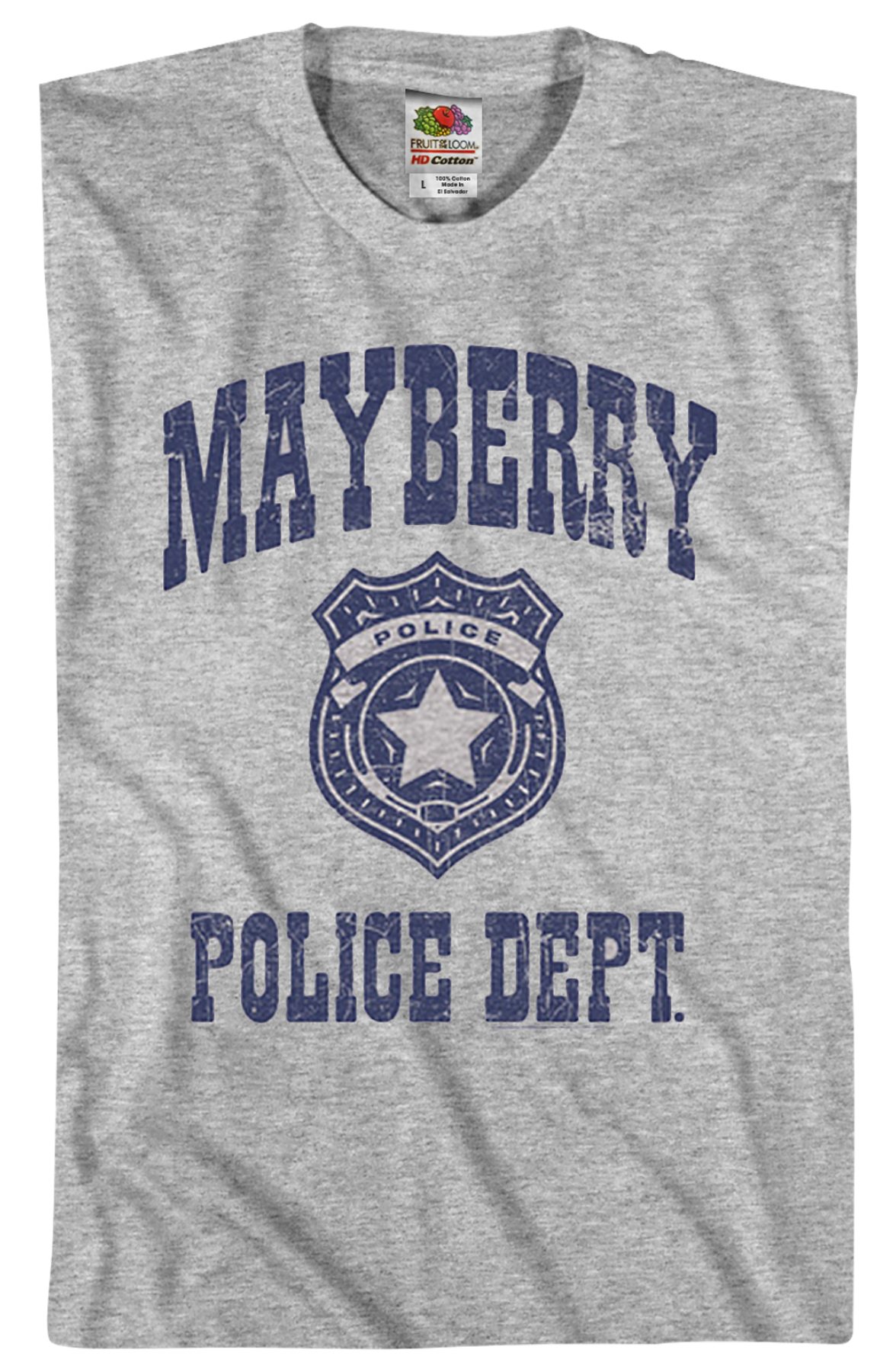 Mayberry Police Dept. Andy Griffith Show T-Shirt