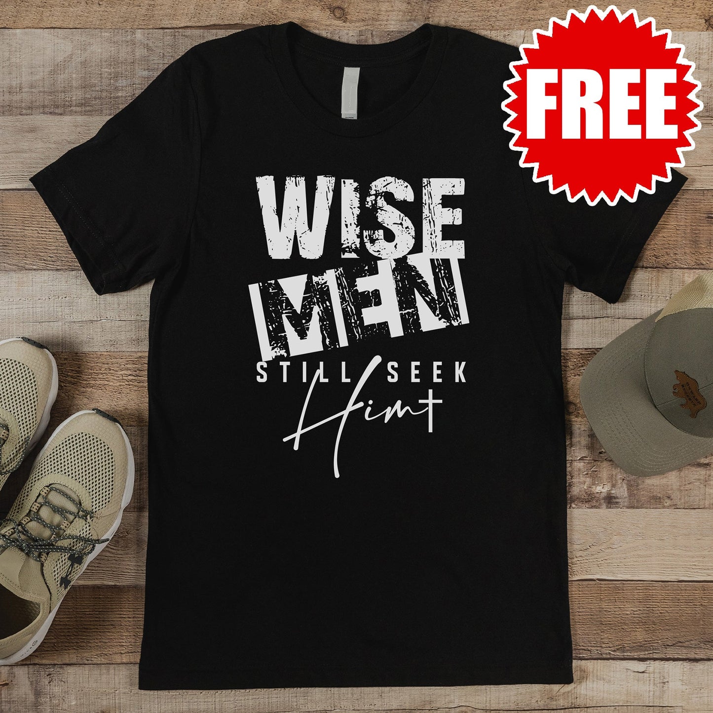 Wise Men Tee - Black - 0