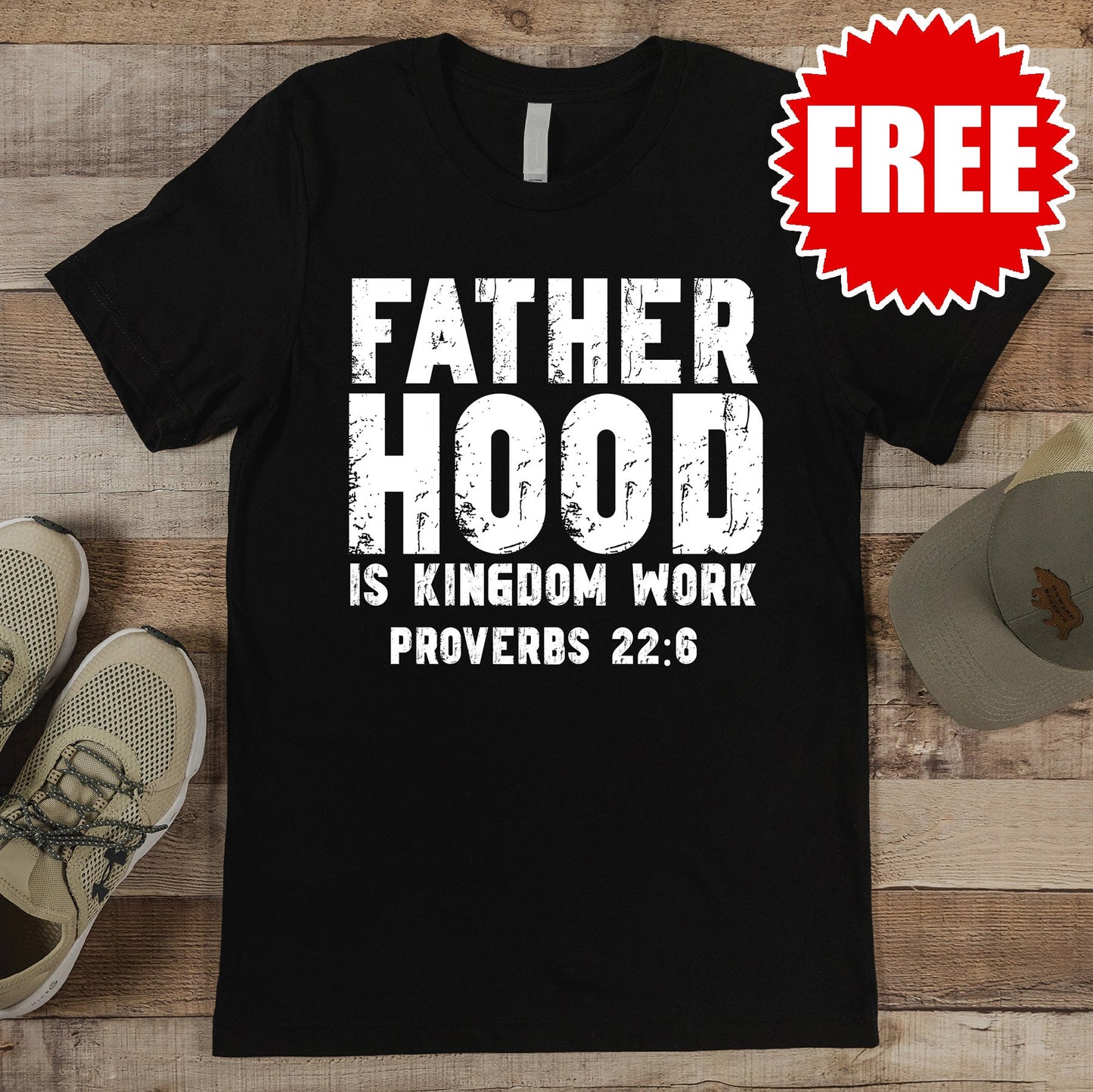 Fatherhood Tee - Black - 0