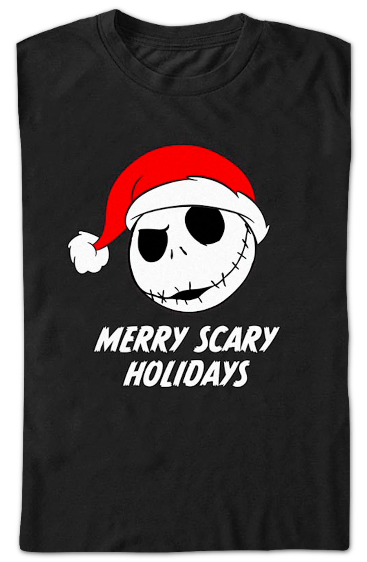 Merry Scary Holidays Nightmare Before Christmas T-Shirt