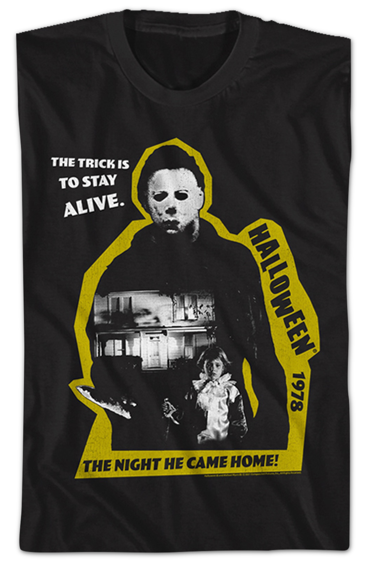 Michael Myers The Shape Cut Out Halloween T-Shirt
