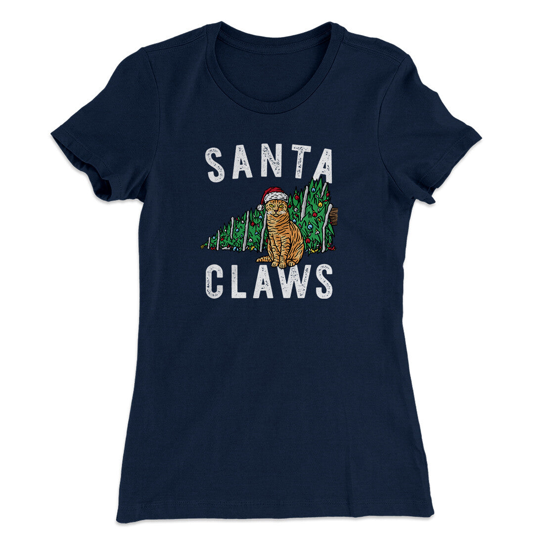 Santa Claws Women's T-Shirt Style001